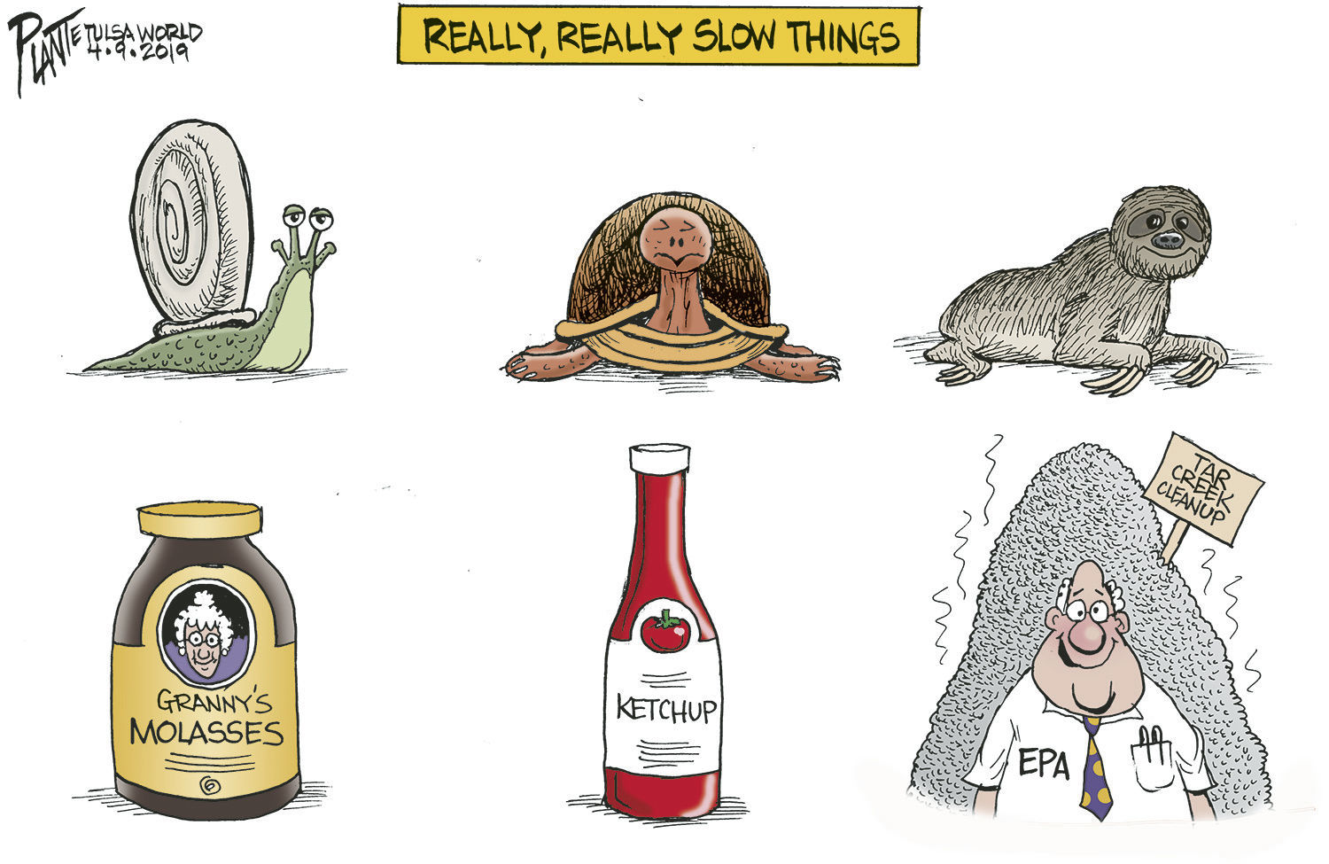 Bruce Plante Cartoon: Tar Creek and the EPA